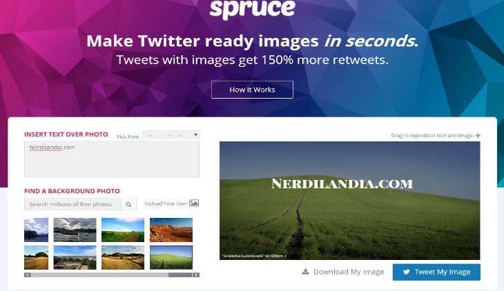  spruce una forma de crear texto en imágenes para las redes sociales