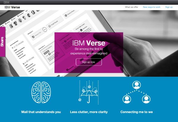  IBM quiere reinventar el correo electrónico empresarial con IBM Verse