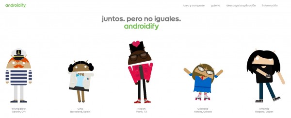  Androidify, la aplicación para crear avatares android, amplía idiomas
