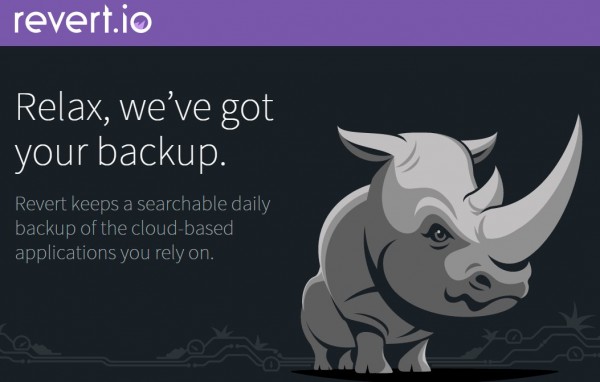  revertio, un backup de nuestras cuentas de Evernote, MailChimp, Tumblr, Dropbox…