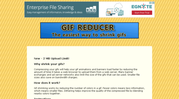  Gif Reducer, excelente forma de comprimir el peso de imágenes GIF