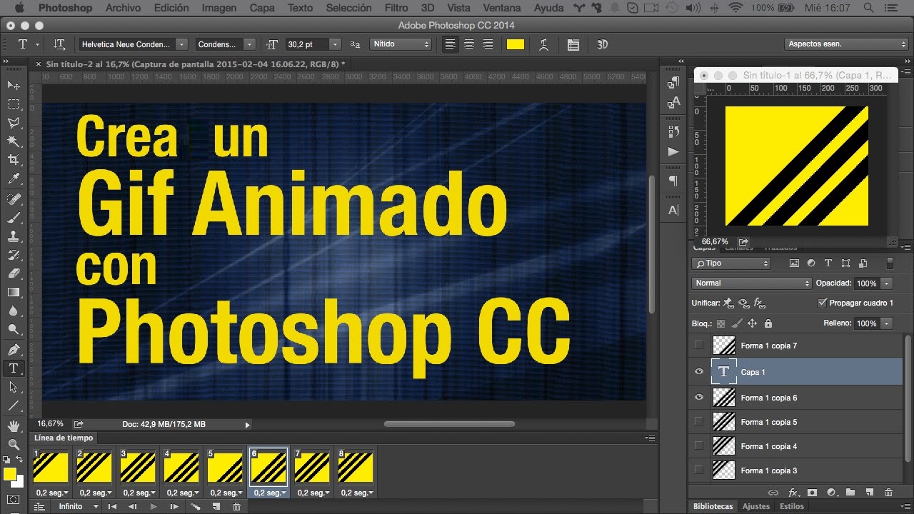  GIF animado con Photoshop