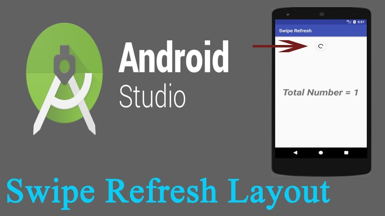  SwipeRefreshLayout Android (Desliza para Actualizar Pantalla)