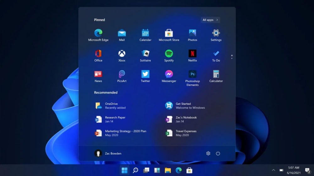  Windows 11 se filtran  imágenes de como se vera la nueva actualización