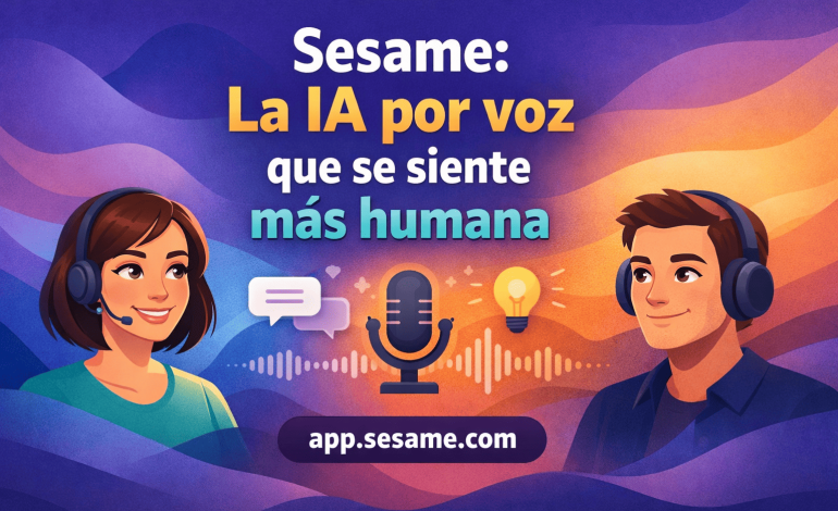  Sesame AI (app.sesame.com): la app para hablar con una IA por voz como si fuera una llamada