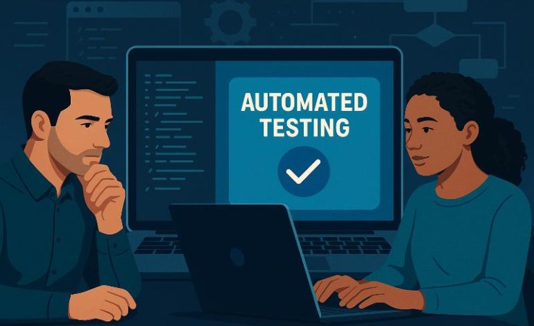 Diagrama de pruebas automatizadas en el ciclo de vida del software