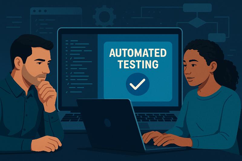 Diagrama de pruebas automatizadas en el ciclo de vida del software