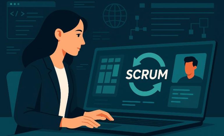 Scrum para gestión de proyectos ágiles en equipos remotos