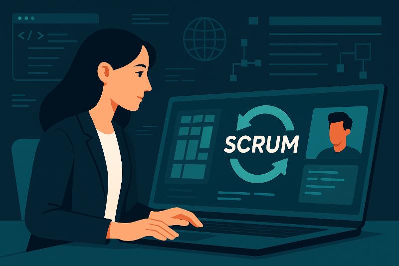 Scrum para gestión de proyectos ágiles en equipos remotos