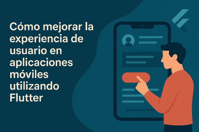 Interfaz de usuario de una aplicación móvil desarrollada con Flutter mostrando widgets y animaciones fluidas