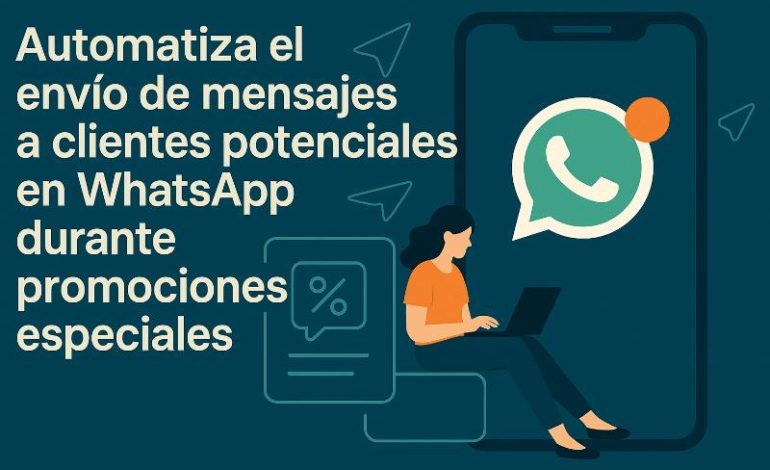 Checklist para automatizar envio de mensajes a clientes potenciales en WhatsApp durante promociones especiales