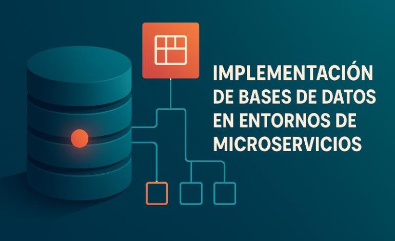 Diagrama de estrategias para optimizar bases de datos en microservicios con desnormalización y patrones asíncronos