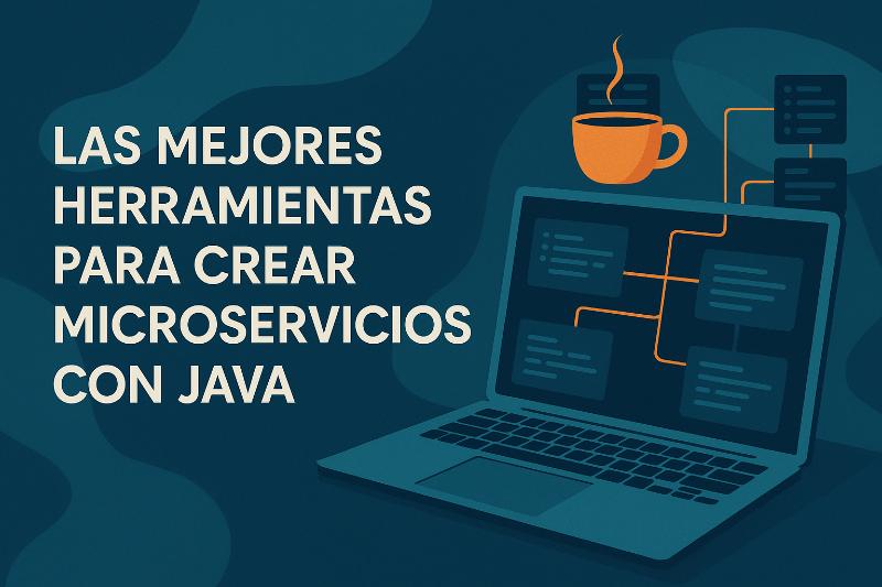 Diagrama de herramientas para microservicios Java con Spring Boot y Kubernetes