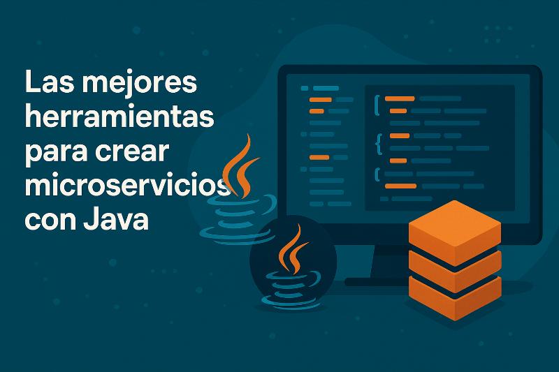 Herramientas para crear microservicios con Java: Spring Boot, Docker y Kubernetes en un diagrama de flujo