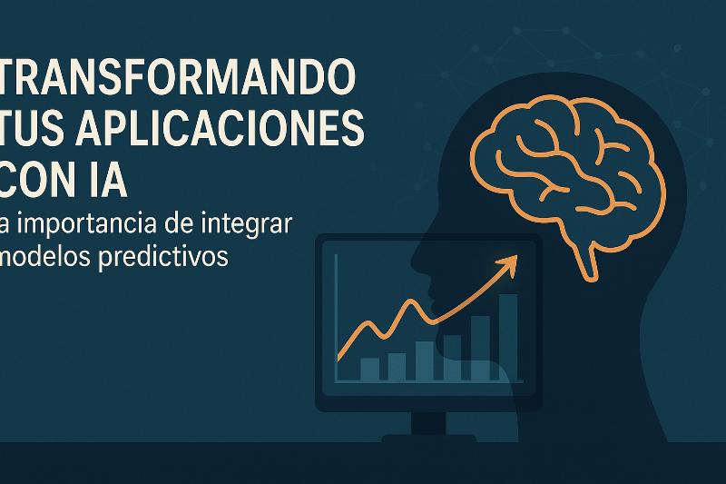 Diagrama de arquitectura para integrar modelos predictivos en aplicaciones con IA