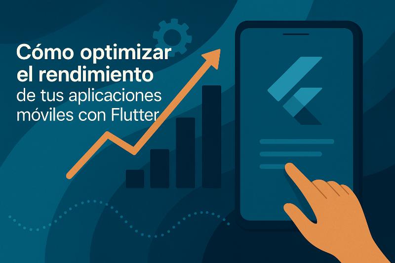Desarrollador optimizando rendimiento de aplicaciones móviles con Flutter en entorno de trabajo real