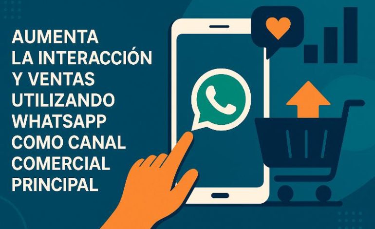 WhatsApp canal comercial para aumentar ventas e interacción con clientes