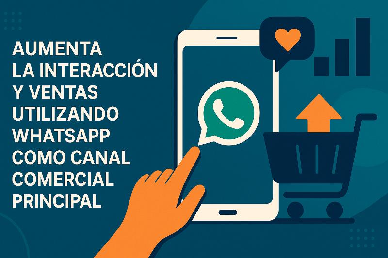 WhatsApp canal comercial para aumentar ventas e interacción con clientes