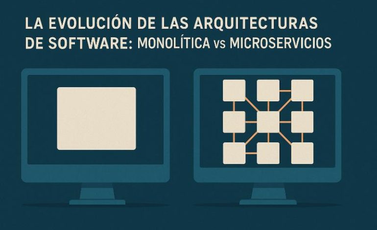  Arquitectura software: Monolitica vs Microservicios clave