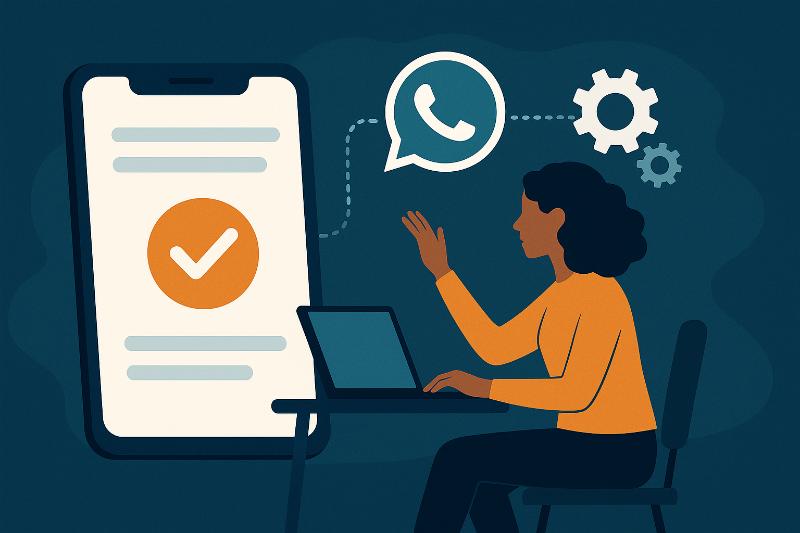 Automatización de confirmación de citas comerciales en WhatsApp con mensajes automáticos
