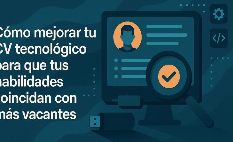  Mejora tu CV tecnológico para más vacantes