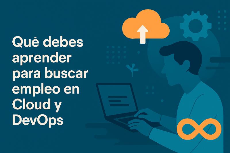 Ingeniero en Cloud y DevOps revisando contenedores y pipelines en un dashboard
