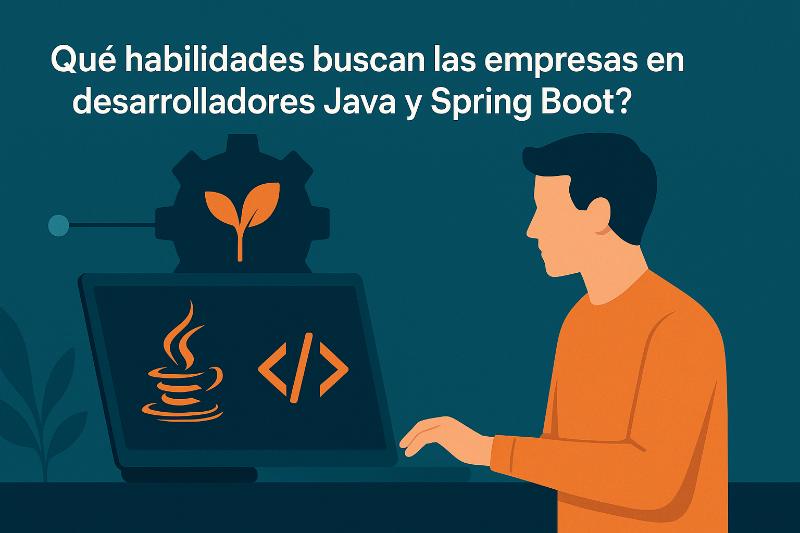 Desarrollador Java y Spring Boot analizando patrones y anti-patrones en código backend empresarial